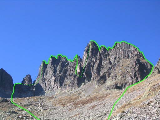 Traversée des petites aiguilles de l&#039;Argentière